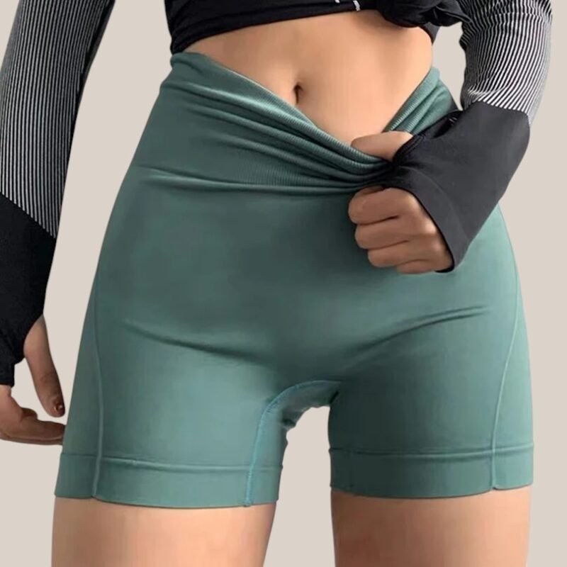 High-Waist Fitness Shorts