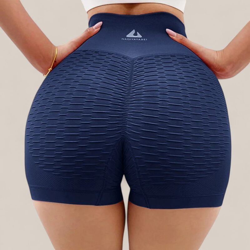 High-Waist Push-Up Yoga Shorts